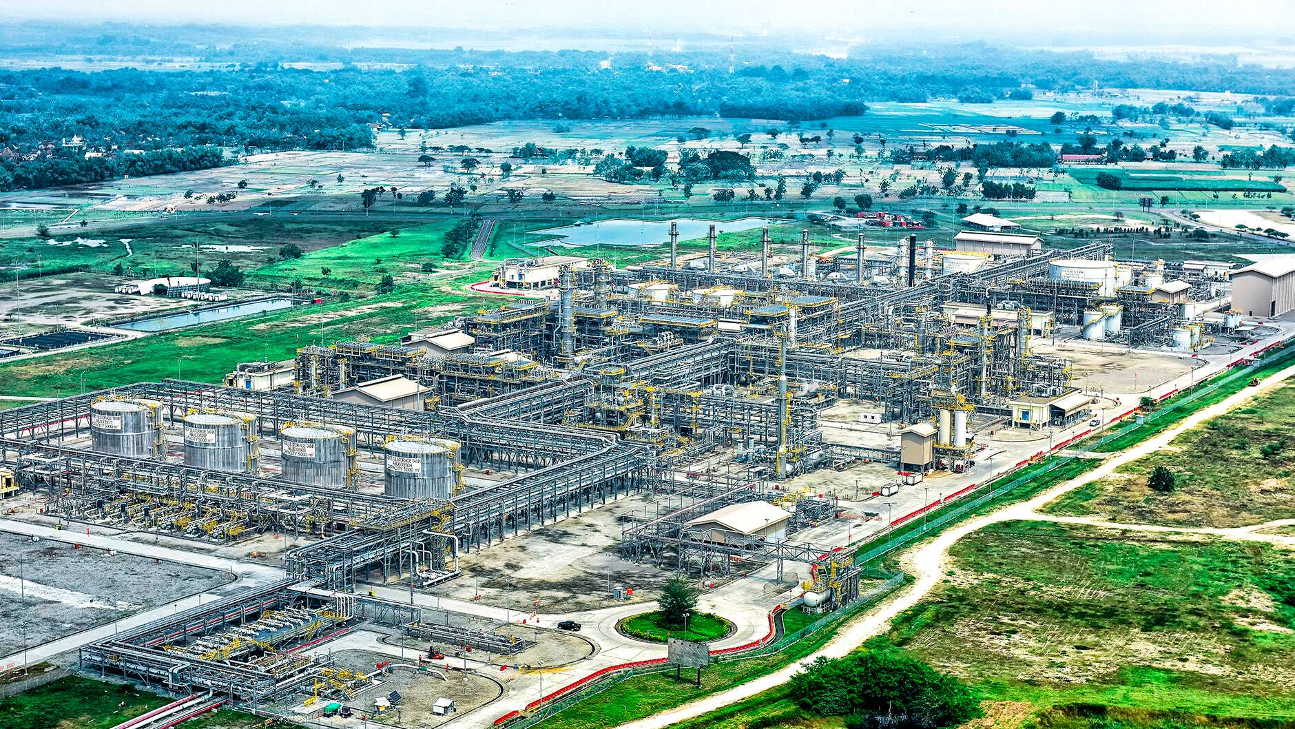 cepu oil production facility in Indonesia