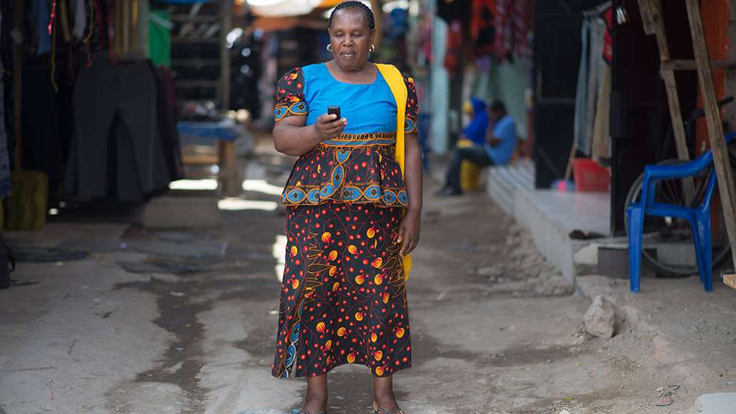 women's mobile banking