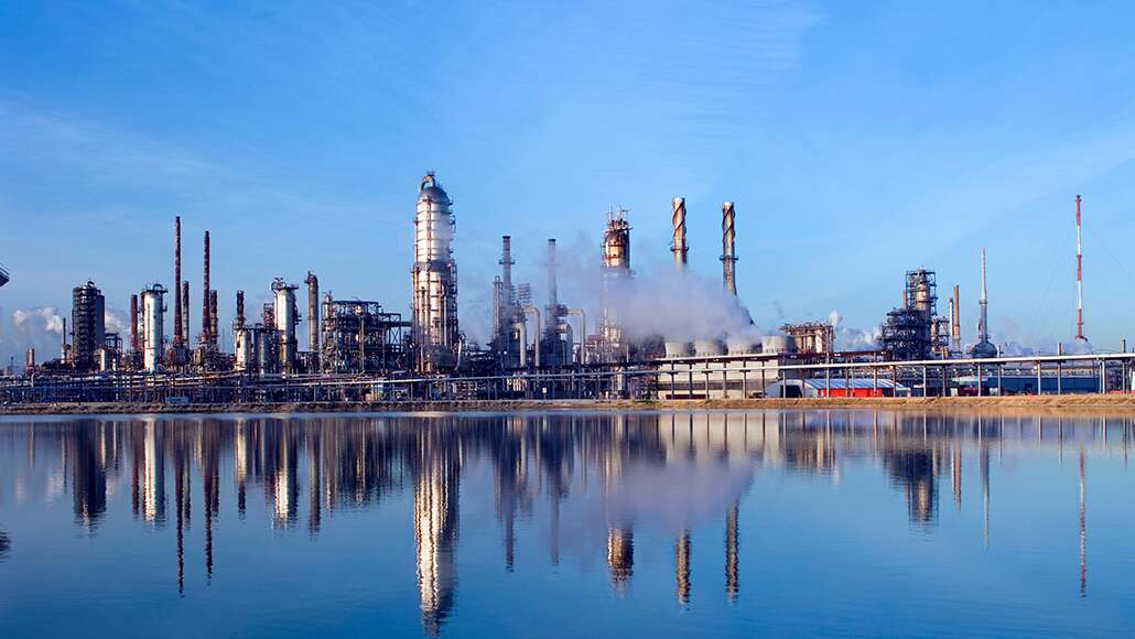 Baytown refinery skyline