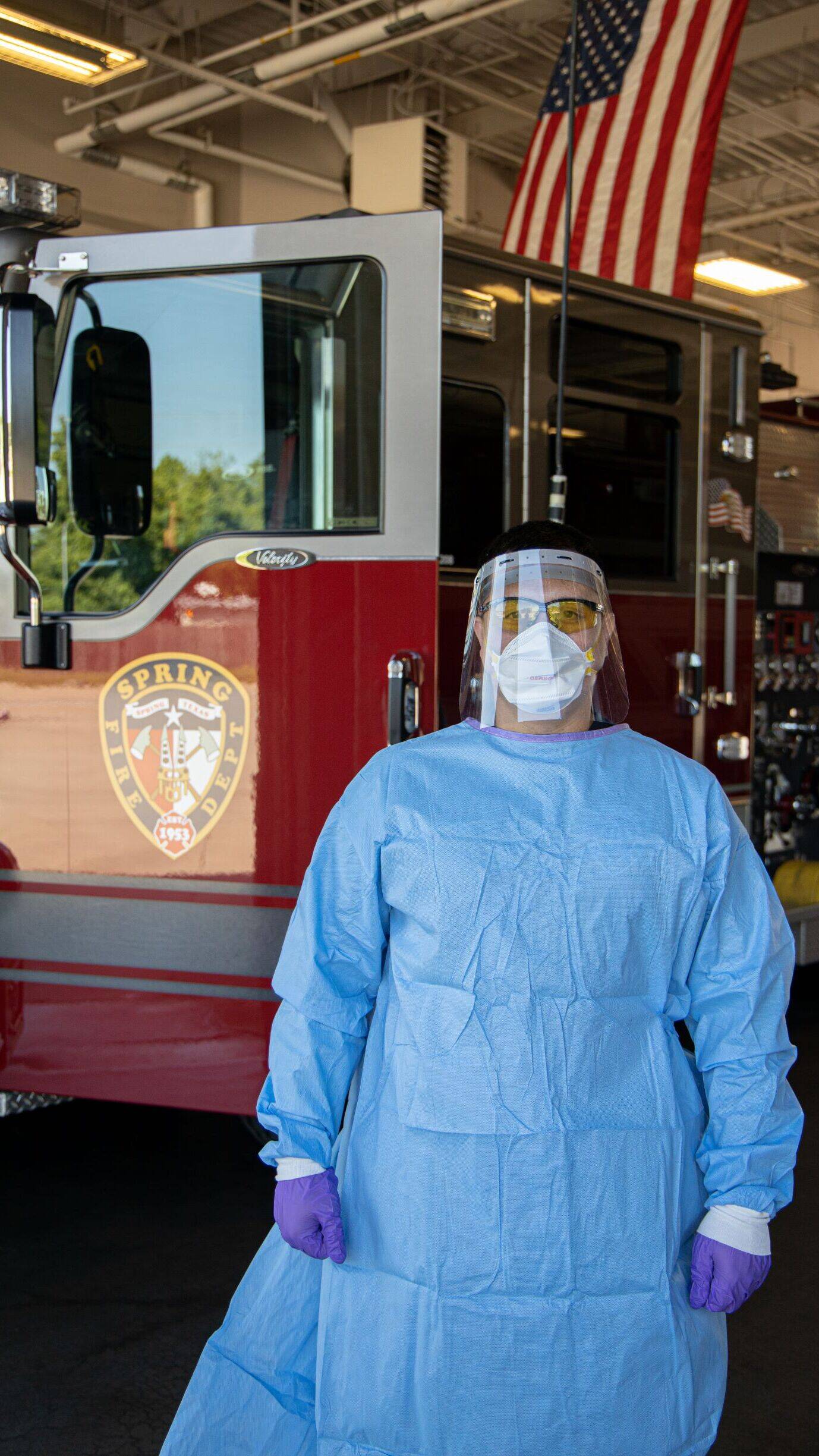 ExxonMobil donated hand sanitizer and personal protective equipment to first responders around the world.